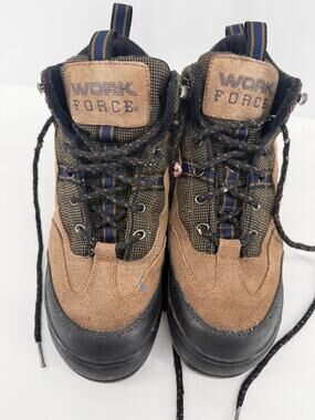 Work Force 46763 Steel Toe Leather Hiking Work Trail Boots Mens 7 Womens 8.5